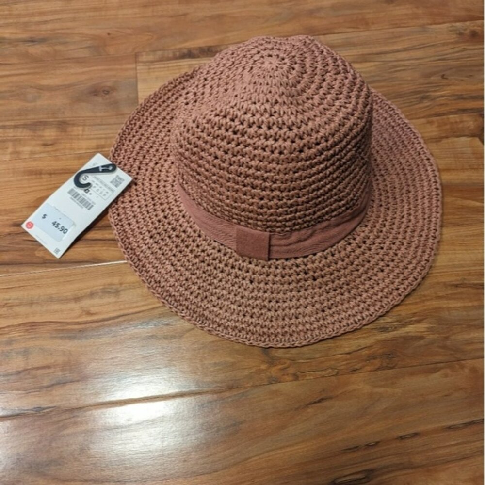 NWT Zara Pink Mauve Hat